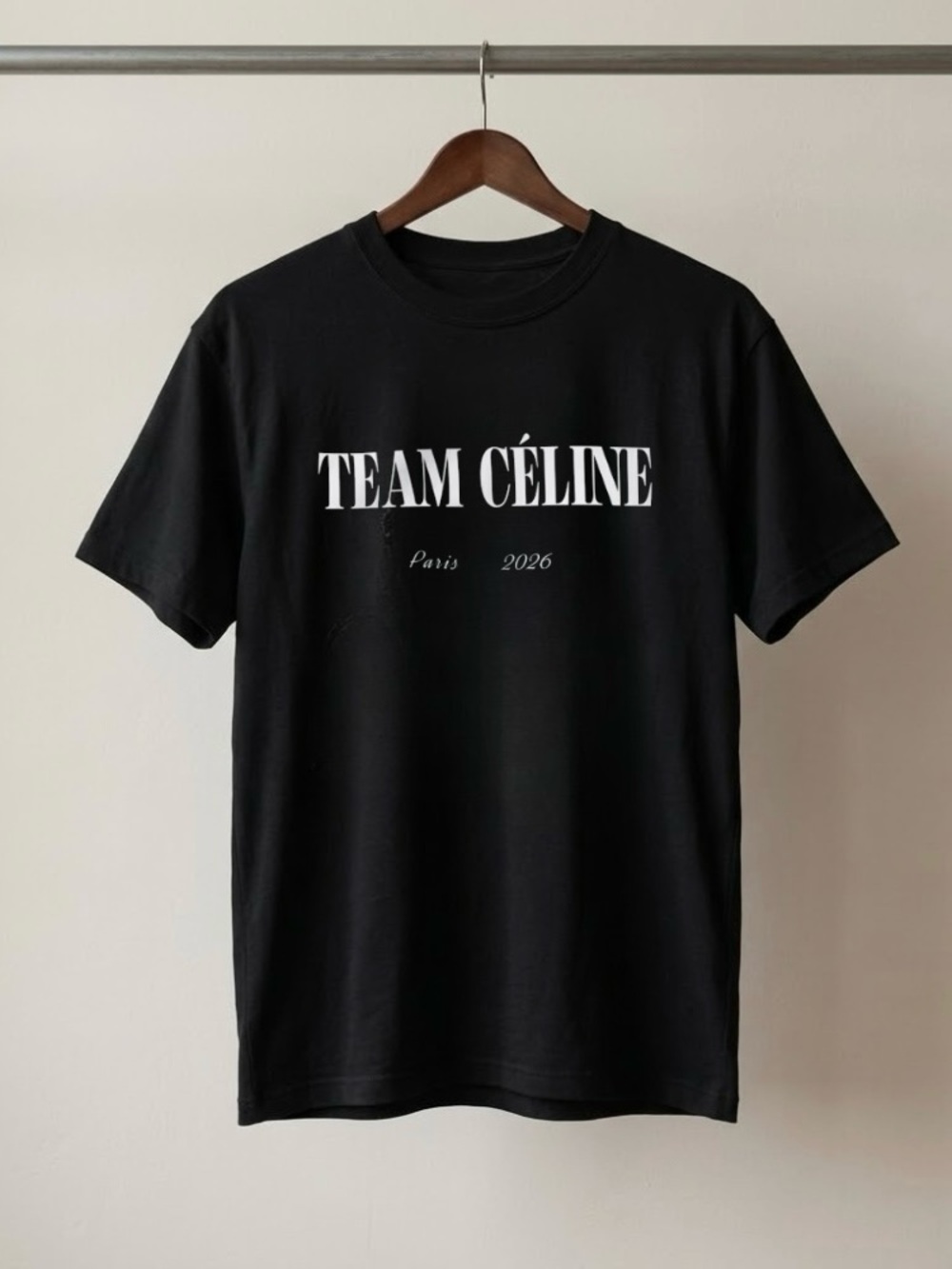 Team Celine Dion Graphic Tee Paris Concert Outfit for Pop Diva Fans